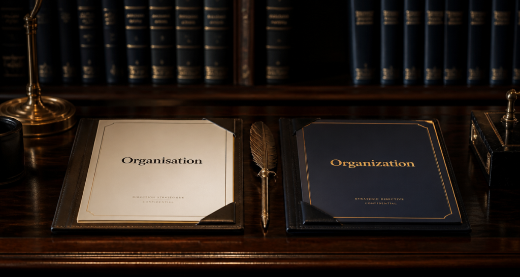 Organisation ou organization : le guide pour choisir la graphie adaptée à votre public