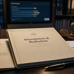 Comment fermer une societe : dossier liquidation amiable sans dettes, INPI, dissolution-radiation