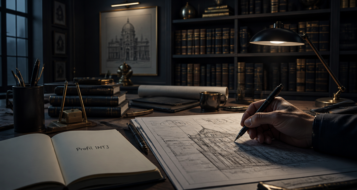 intj personnalité schéma architecte bureau