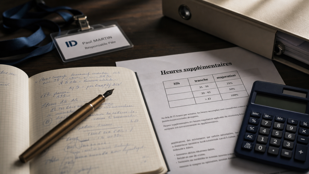 Calculer les heures supplémentaires : 35 h, majorations et pièges du temps partiel