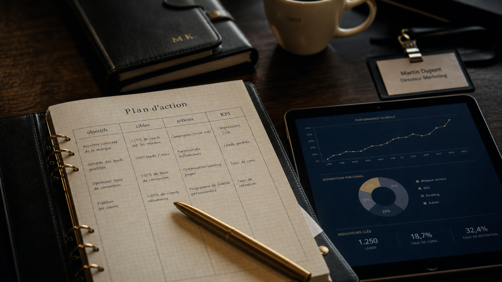 Objectifs SMART, budget et KPI : structurer un plan d’action commercial efficace