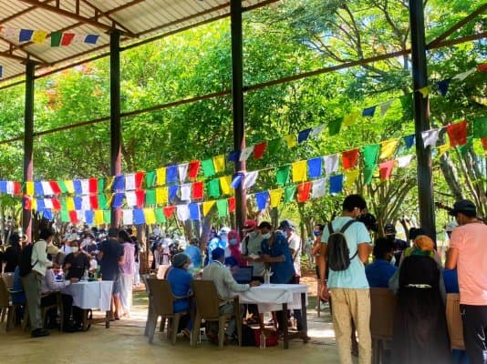 Vaccination campaign sponsored by the Tana Dharma Society