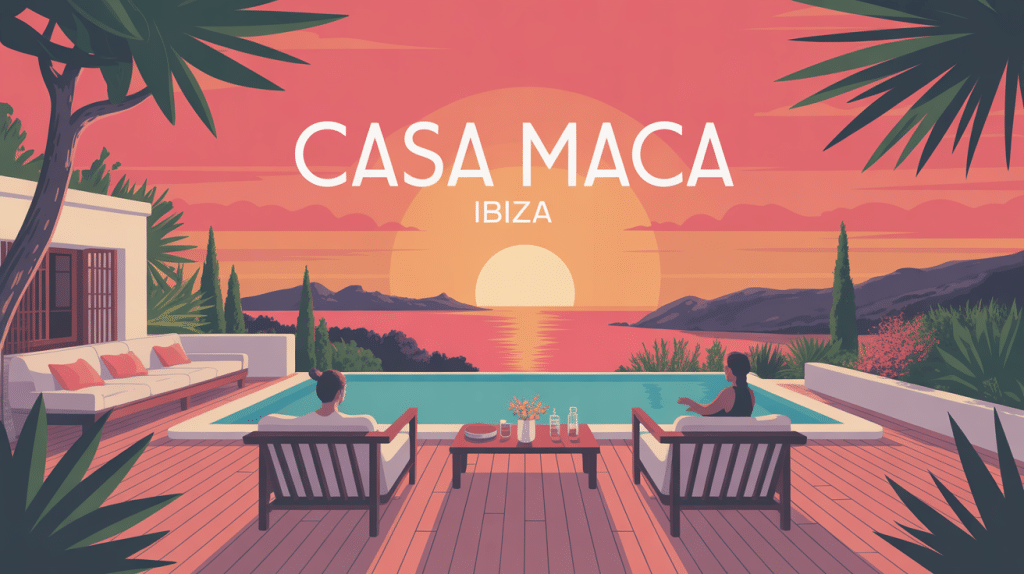 casa maca ibiza finca vue méditerranéenne coucher de soleil