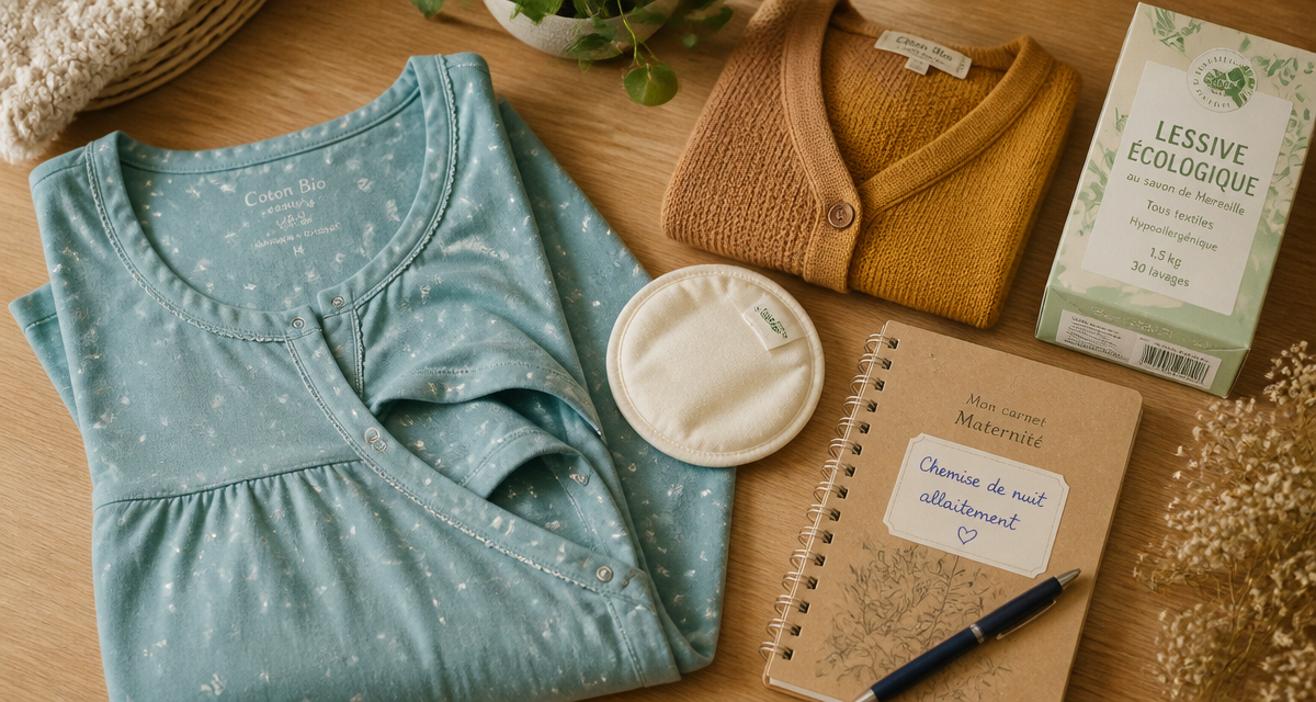 chemise de nuit allaitement et accessoires maternité
