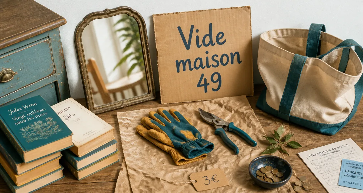 Vide maison 49 en Anjou : objets pour chasse au trésor