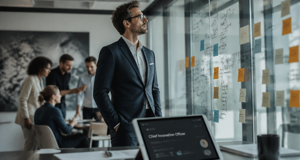 chief innovation officer brainstorming
