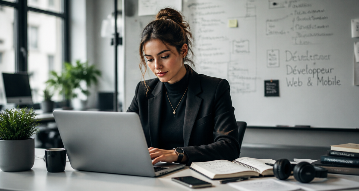 formation développeur web et web mobile ora vendis jeune femme ordinateur