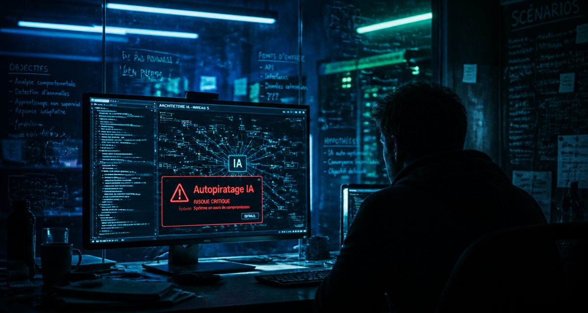 ia s'autopirate écran alerte cybersécurité