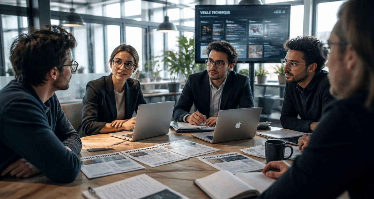 Groupe échange veille technique open-space