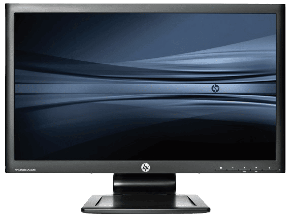 Οθόνη υπολογιστή HP με μοντέρνα σχεδίαση και υψηλή ανάλυση.