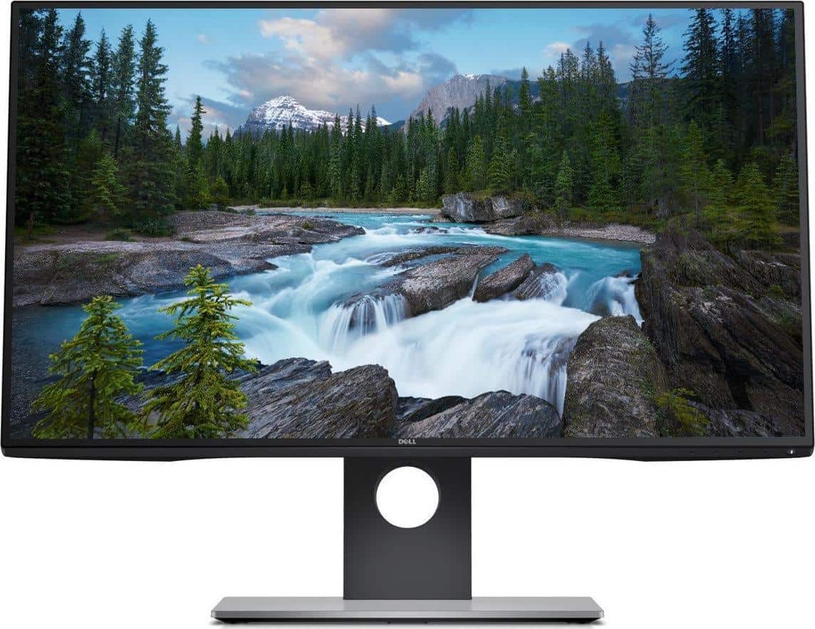 Οθόνη Dell με πισίνα και βουνά, υψηλή ανάλυση, ιδανική για εργασίες και ψυχαγωγία, εύκολη εγκατάσταση.