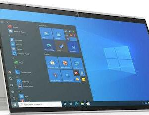 Επεξεργασμένος φορητός υπολογιστής με Windows 10, έτοιμος για χρήση.