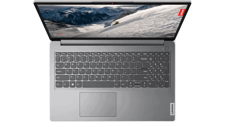 Φορητός υπολογιστής Lenovo με πλήκτρα και οθόνη υψηλής ανάλυσης.