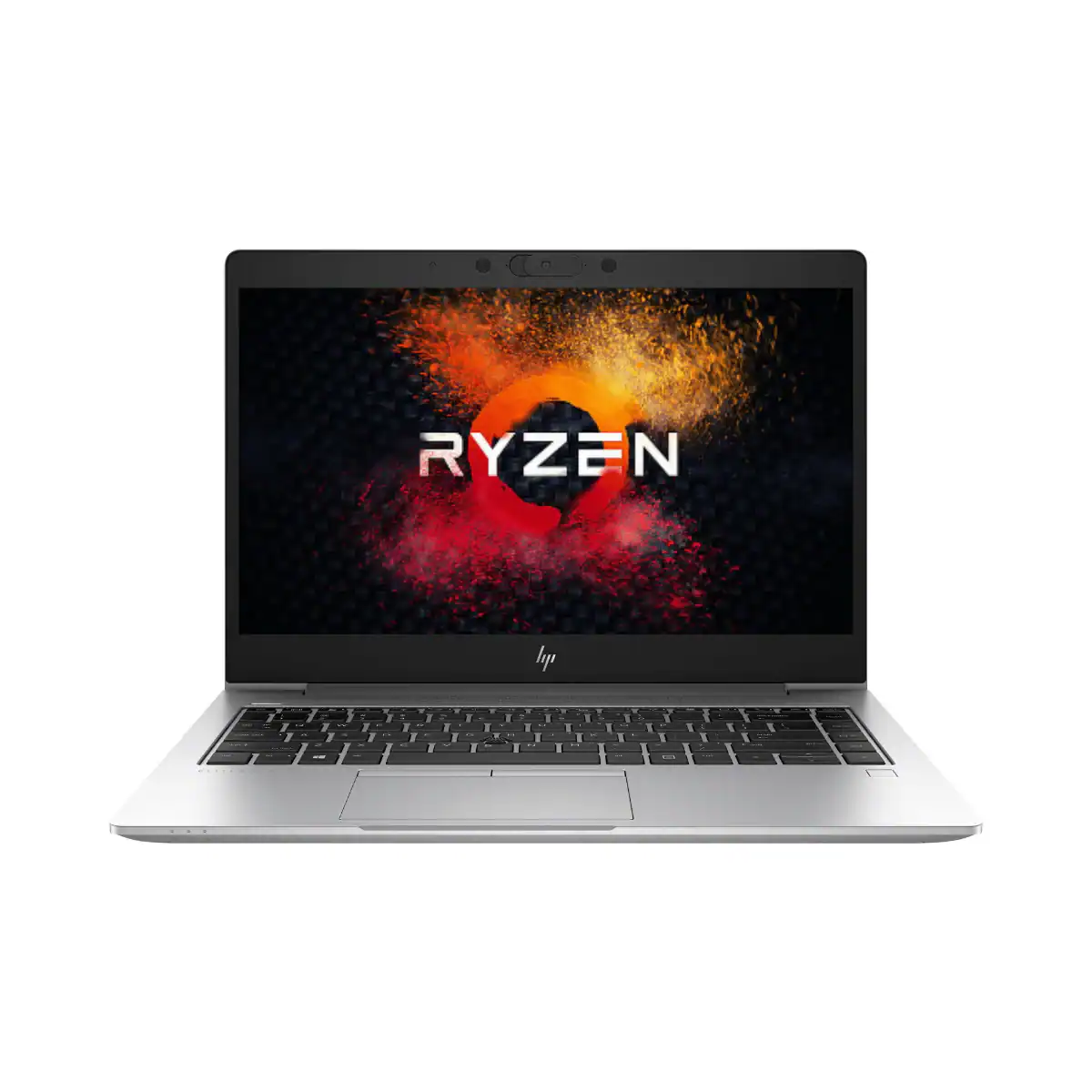 High-performance HP laptop with AMD Ryzen processor and sleek design for work and gaming.