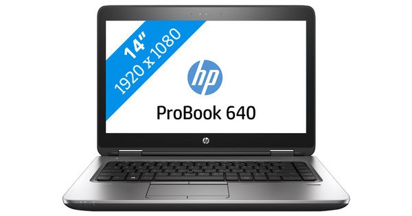 14 ιντσών φορητός υπολογιστής HP ProBook 640 με ανάλυση 1920x1080.