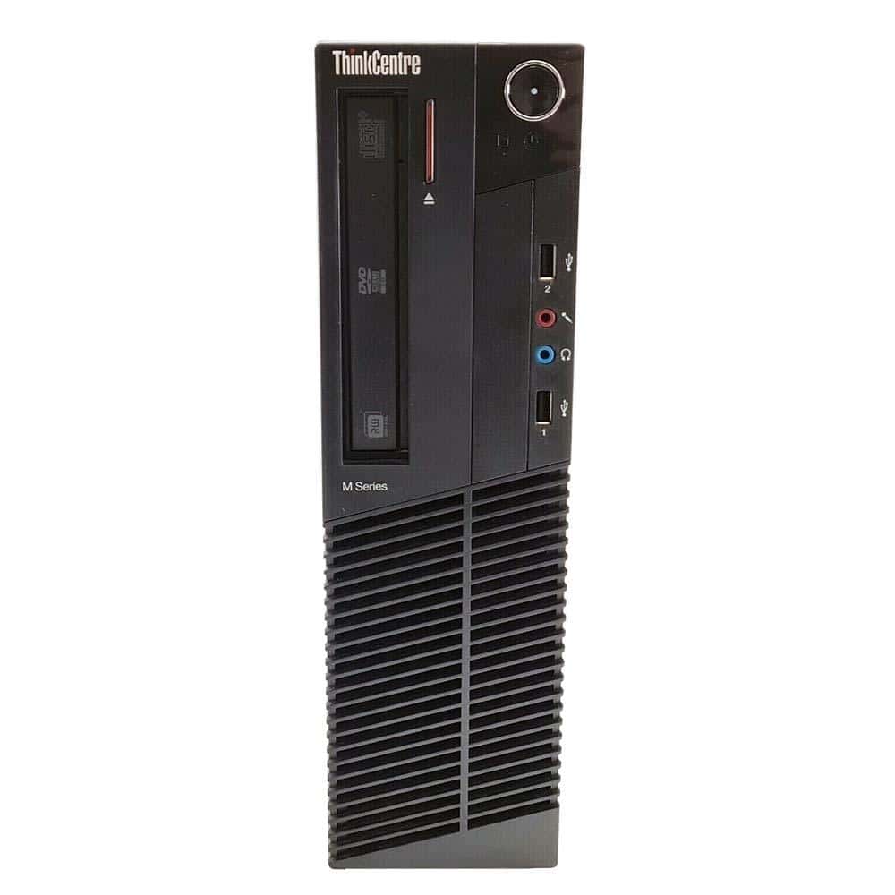 Πύργος υπολογιστή Lenovo ThinkCentre M Series με πολλαπές θύρες και δυνατότητα αναβάθμισης.