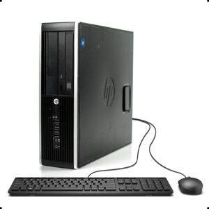 Παλαιός επιτραπέζιος υπολογιστής HP με πληκτρολόγιο και ποντίκι, επισκευές και αναβαθμίσεις.