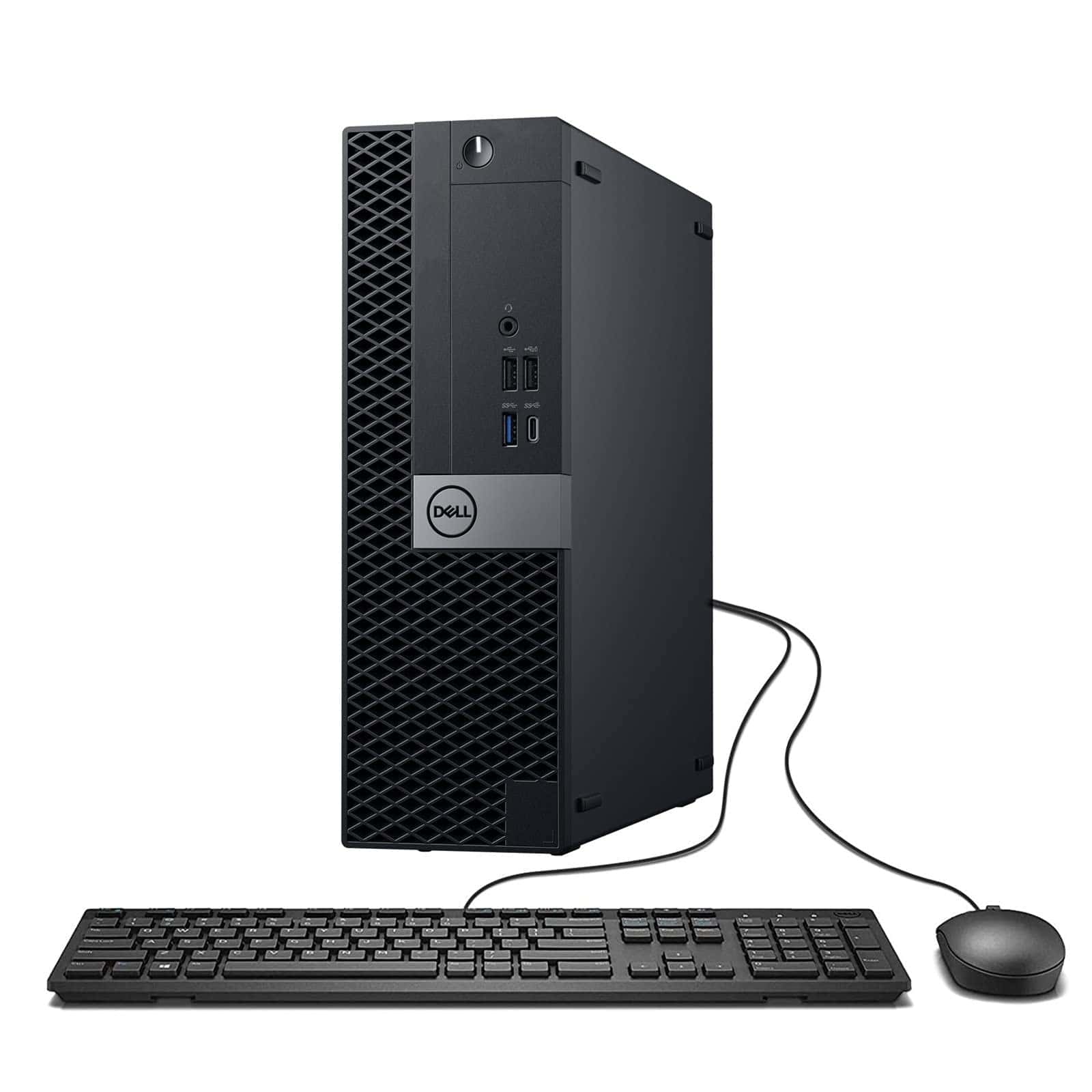 Υπολογιστής Dell Desktop PC με πληκτρολόγιο και ποντίκι, υψηλή απόδοση, επισκευές και αναβαθμίσεις.