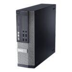 Παλαιός επιτραπέζιος υπολογιστής Dell με θήκη σε μαύρο και γκρι χρώμα, έτοιμος για επισκευές και αναβαθμίσεις.