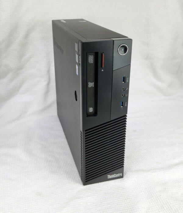 Υπολογιστής Lenovo ThinkCentre, compact και αξιόπιστος, κατάλληλος για εργασία και ψυχαγωγία.