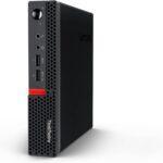 Υπολογιστής Lenovo desktop με αισθητική σχεδίαση και πολλαπλές θύρες USB και ήχου.