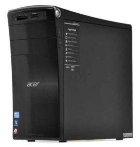 Άλογο: Υπολογιστής επιτραπέζιος Acer με γκρι και μαύρο σχέδιο, έτοιμος για επισκευές και αναβαθμίσεις.
