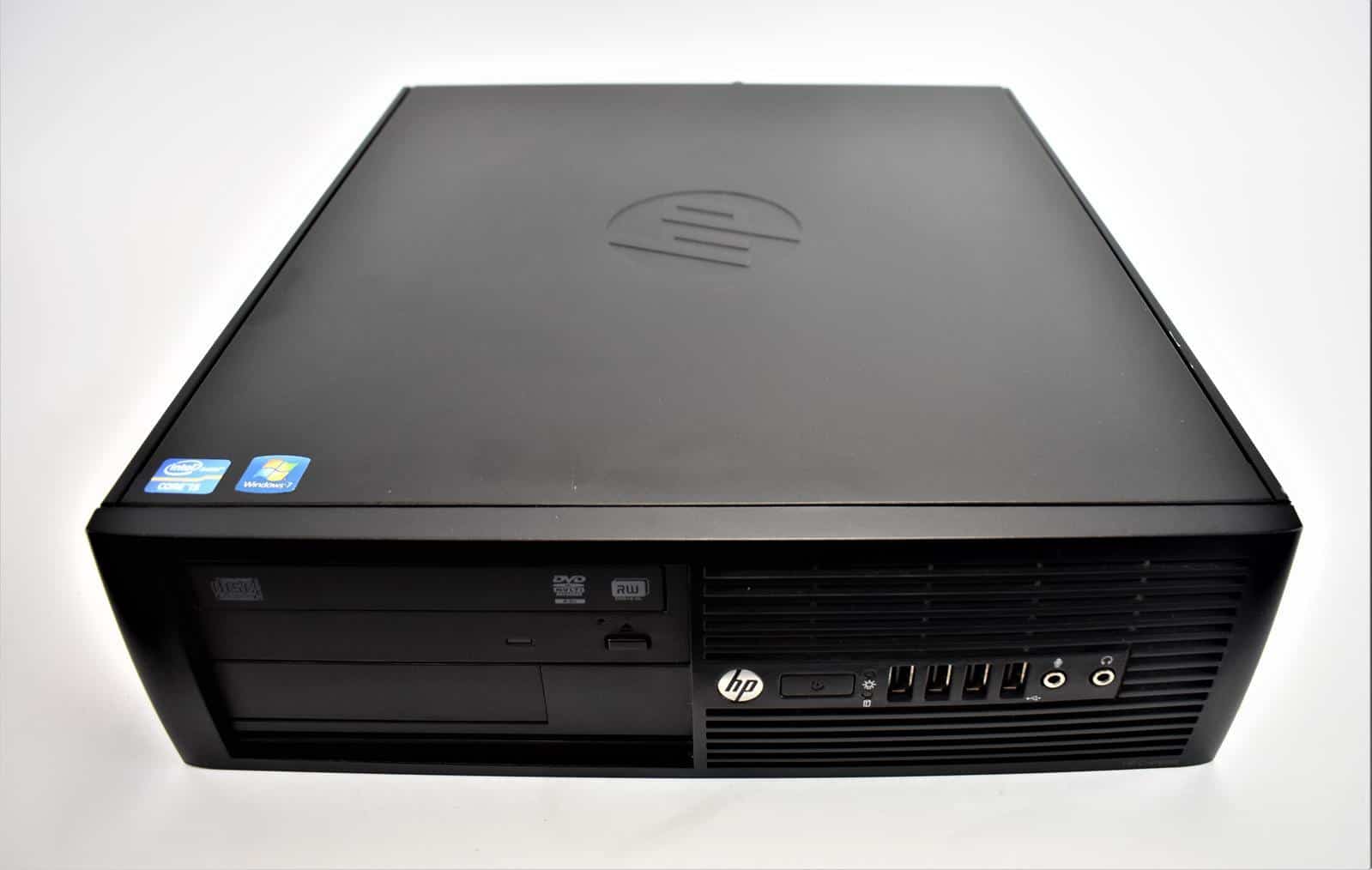 Επεξεργασμένος υπολογιστής HP desktop, ιδανικός για εργασία και ψυχαγωγία, οικονομική τιμή, επισκευές και αναβαθμίσεις διαθέσιμες.