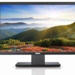 Οθόνη υπολογιστή Dell με λεπτό πλαίσιο και υψηλή ανάλυση, ιδανική για εργασία και ψυχαγωγία.