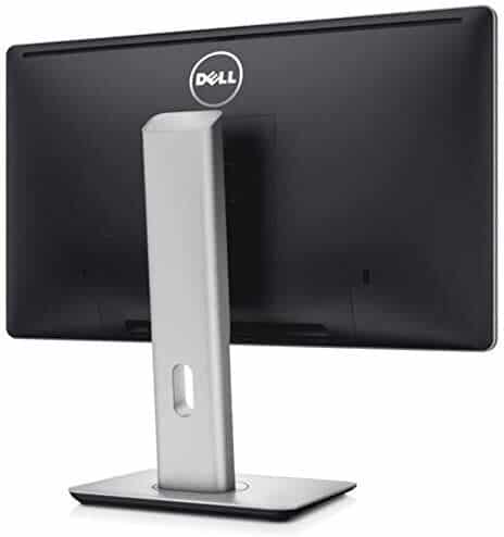 Άσπρη οθόνη υπολογιστή Dell με μεταλλική βάση, υψηλή ανάλυση και ποιότητα.