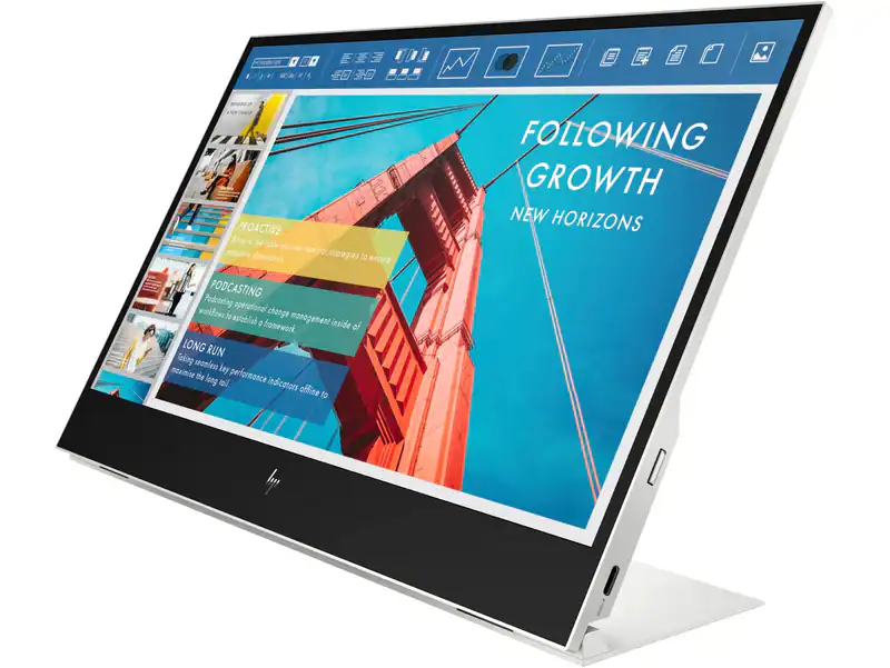 Ψηφιακή οθόνη υπολογιστή με δυναμική ανάλυση και προηγμένες λειτουργίες.