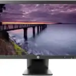 Οθόνη υπολογιστή HP 22" με υψηλή ανάλυση και κομψό σχεδιασμό για εργασία και ψυχαγωγία.