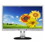 Οθόνη υπολογιστή Philips με γραφικά λουλούδια και τοπίο/ αναβαθμίσεις υπολογιστών.