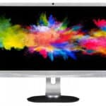 Αναλυτικός και φωτεινός υπολογιστής με πολύχρωμα χρώματα στην οθόνη, ιδανικός για εργασία και ψυχαγωγία.