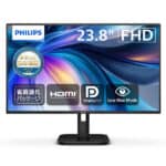 Οθόνη Philips 23.8" FHD με HDMI, DisplayPort και Low Blue Mode, πρόσφορη για επαγγελματική και οικιακή χρήση.