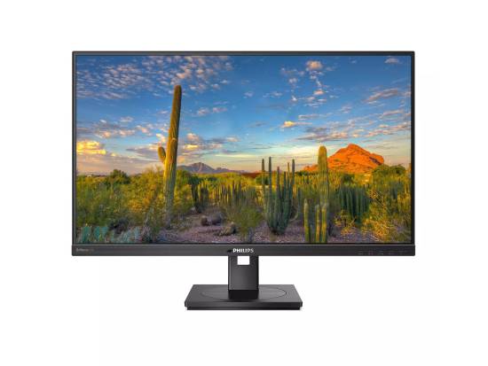 Οθόνη υπολογιστή Philips με εξαιρετική εικόνα σε έρημο με κάκτους και οροσειρές.