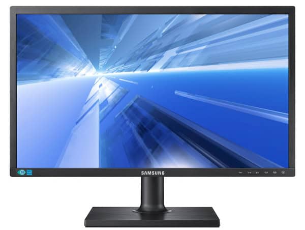 Οθόνη υπολογιστή Samsung LED Full HD, ιδανική για εργασία και ψυχαγωγία.