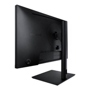 Εικόνα οθόνης υπολογιστή Samsung, πίσω όψη, σχεδιασμός και βάση.