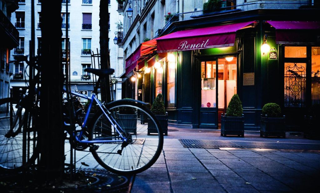 Les meilleurs restaurants pour les JO 2024 à Paris façade du restaurant teritoria benoit à paris