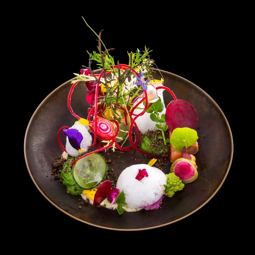assiette du restaurant teritoria kei