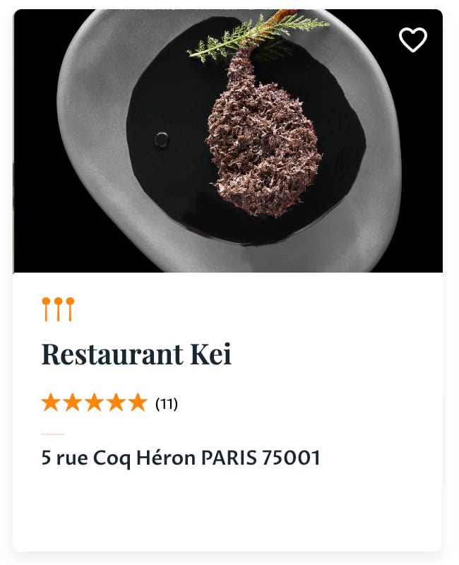 restaurant gastronomique paris