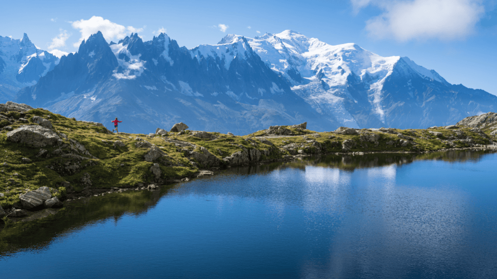 course de trail à chamonix, france