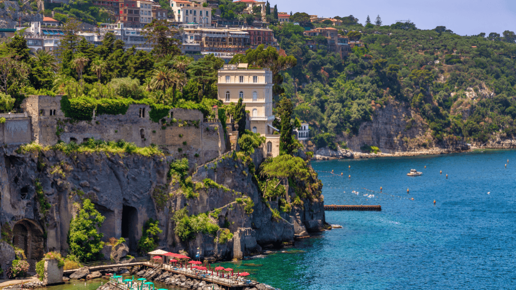 côte de sorrente, campanie, italie