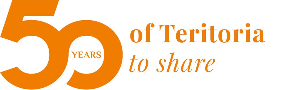 Teritoria birthday treasure hunt logo 50ans partage uk