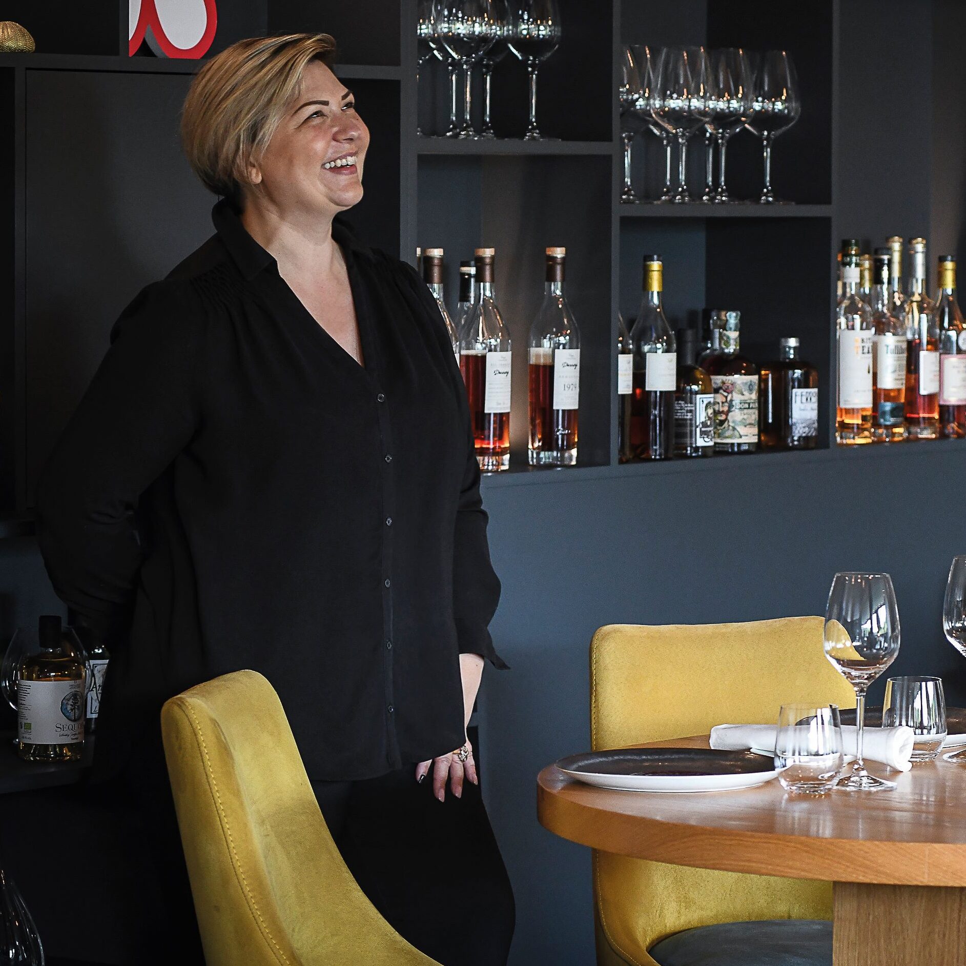 angelique taormina, cheffe sommelière du restaurant teritoria ambroisie