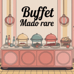 buffet mado rare décor vintage années 50