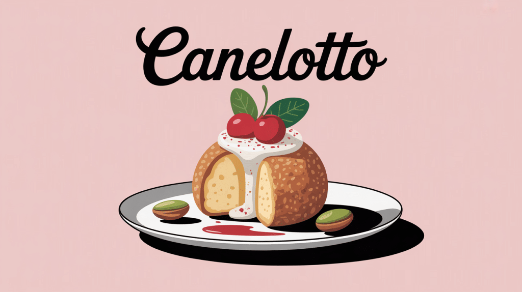 canelotto dessert italien avec ricotta pistache et agrumes