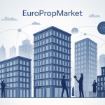 europropmarket illustration place de marché immobilier professionnel