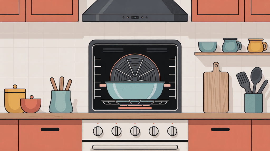 four ne chauffe plus mais ventile schéma explicatif