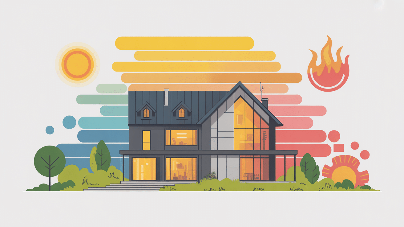 Illustration isolation exterieur maison phenix structure metal thermique