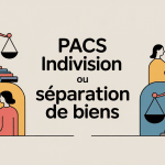 illustration pacs indivision ou séparation de biens choix patrimonial